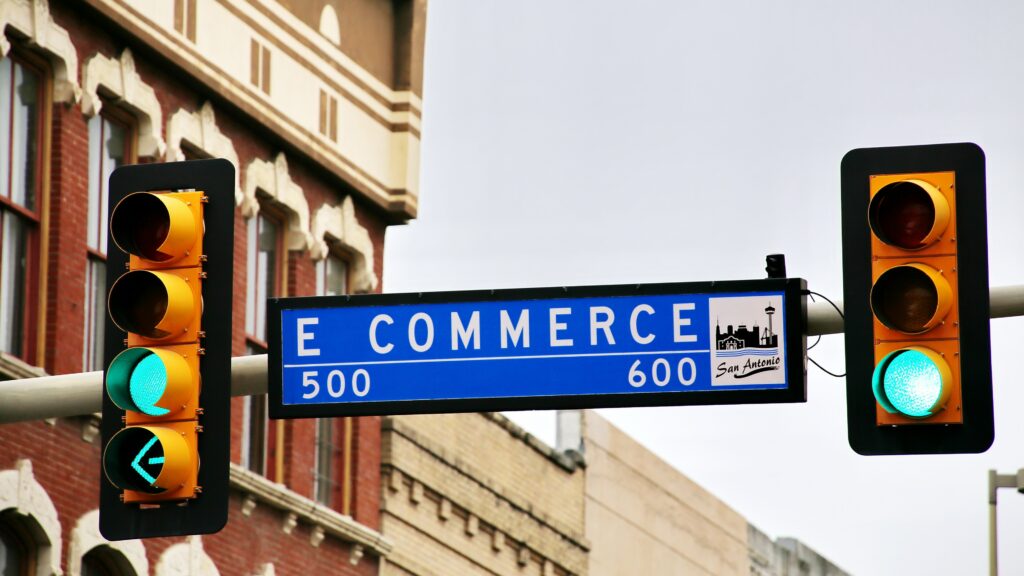 E-commerce sign